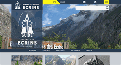 Desktop Screenshot of guides-ecrins.com
