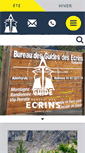 Mobile Screenshot of guides-ecrins.com