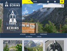 Tablet Screenshot of guides-ecrins.com
